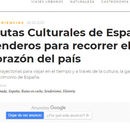 Rutas Culturales de España: senderos para recorrer el corazón del país