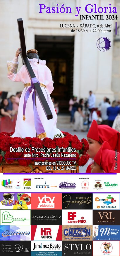 Desfile de Procesiones Infantiles- Semana Santa Infantil, Lucena