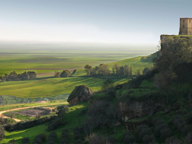Outstanding landscape of los Alcores