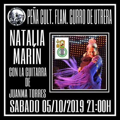 Actuación Natalia Marín con la guitarra de Juanma Torres, Utrera