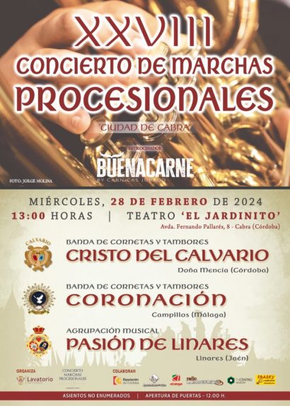 Concierto de Marchas Procesionales &#8216;Ciudad de Cabra&#8217;