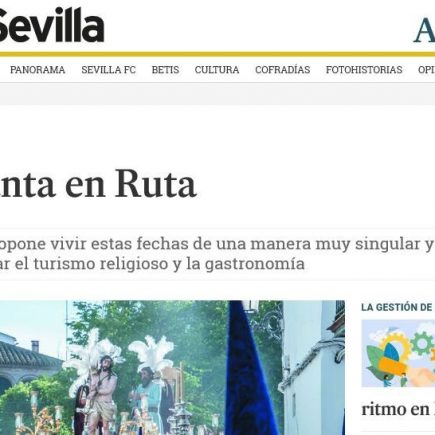 Caminos de Pasión en Diario de Sevilla: Semana Santa en ruta