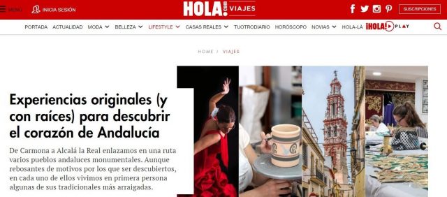 Caminos de Pasión en Hola Viajes: Experiencias originales (y con raíces) para descubrir el corazón de Andalucía