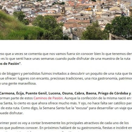 Caminos de Pasión en un Mapa en la maleta