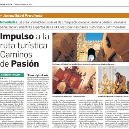 Caminos de Pasión en Diario de Sevilla