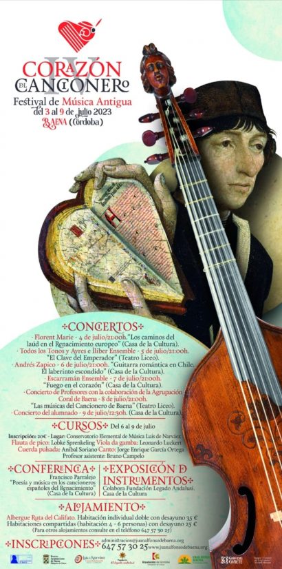 Festival de Música Antigua. Ciclo Cultural &#8216;Corazón del Cancionero&#8217;, Baena