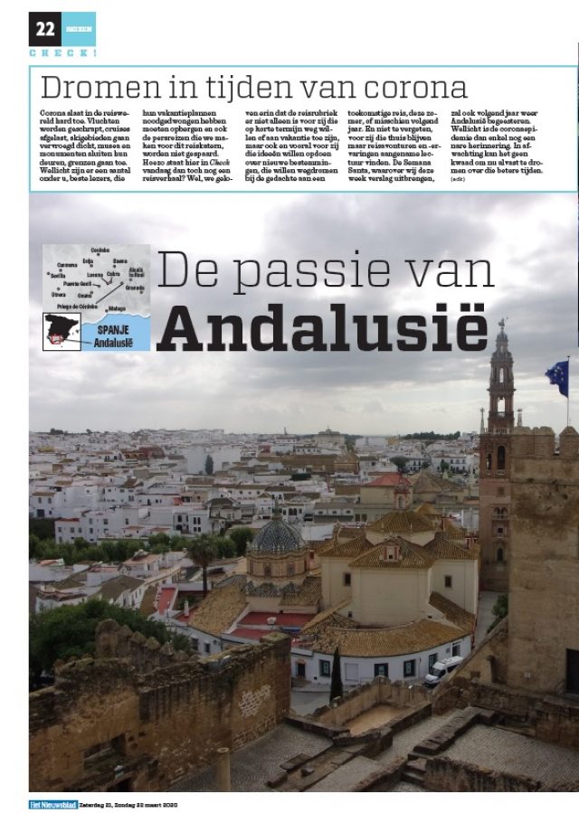 Caminos de Pasión en el diario belga ‘Het Nieuwsblad’