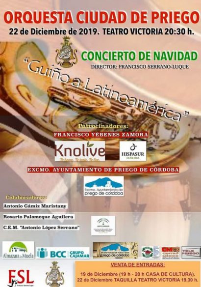 Concierto de Navidad, Orquesta Ciudad de Priego