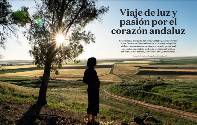 Reportaje de la ruta Caminos de Pasión en Revista Viajar