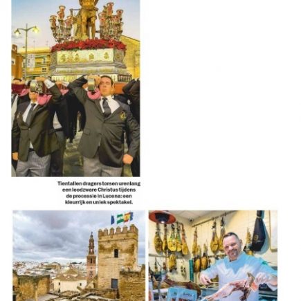 Reportaje sobre Caminos de Pasión en el diario flamenco belga “Het Laatste Nieuws”