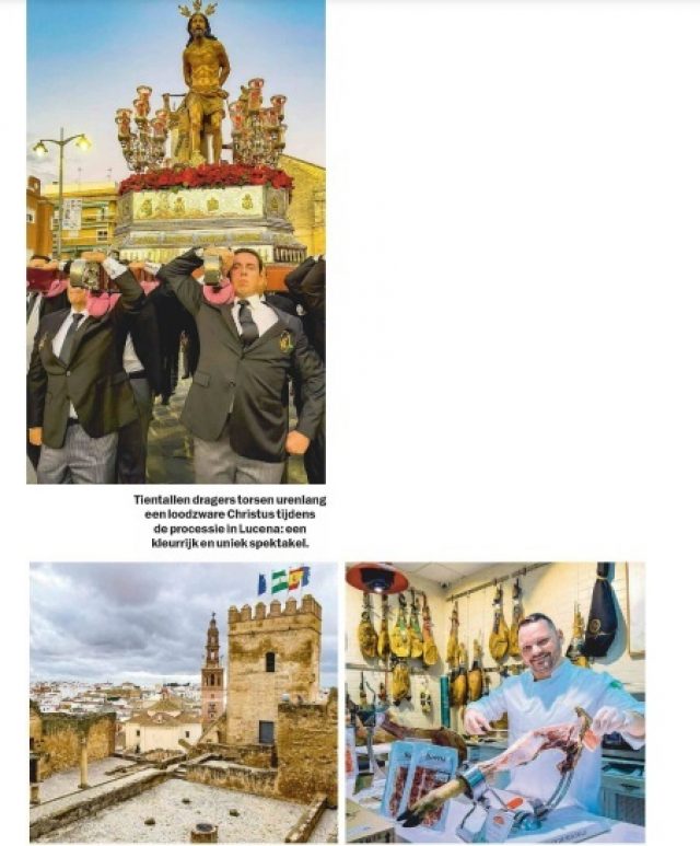 Reportaje sobre Caminos de Pasión en el diario flamenco belga “Het Laatste Nieuws”