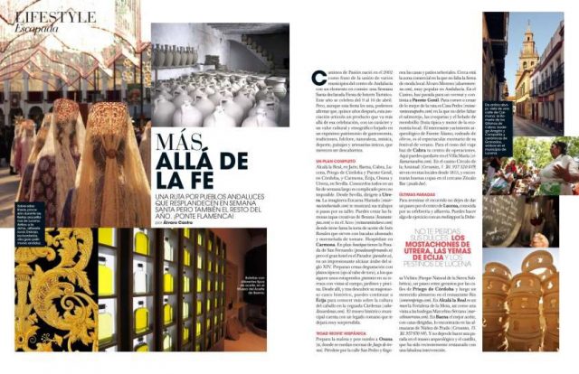 Más allá de la fe. Revista Marie Claire