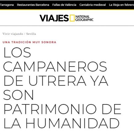 Los campaneros de Utrera ya son Patrimonio de la Humanidad