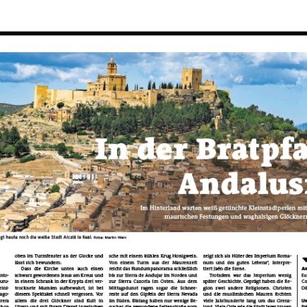 Reportaje sobre la ruta en Stuttgarter Nachrichten, Stuttgarter Zeitung