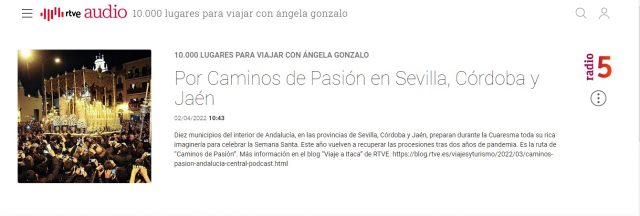 Por Caminos de Pasión en Sevilla, Córdoba y Jaén