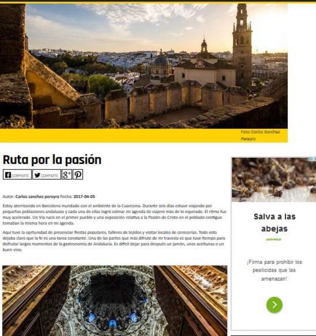 Ruta por la pasión. National Geographic en Español
